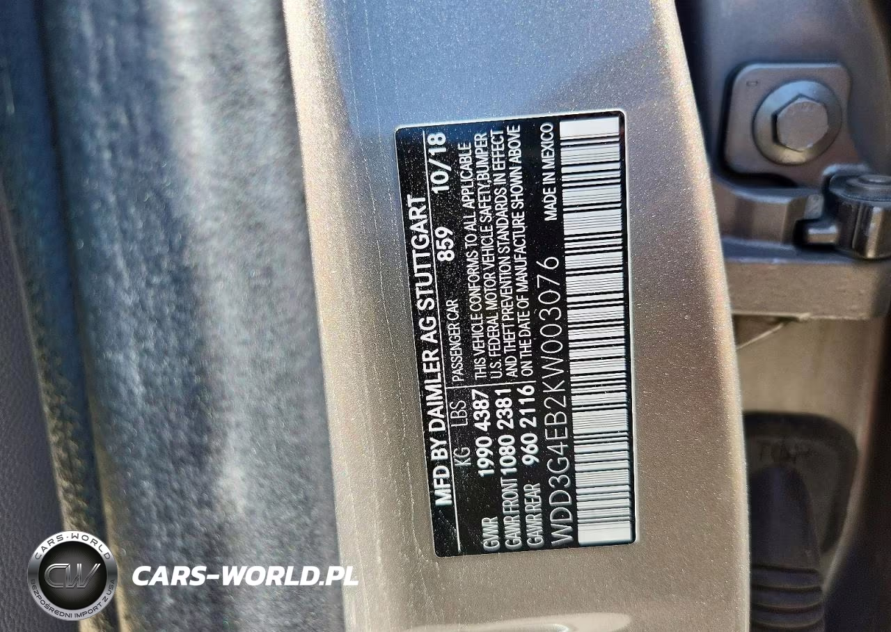 2019 Mercedes-Benz A 220 VIN:WDD3G4EB2KW003076 - 13