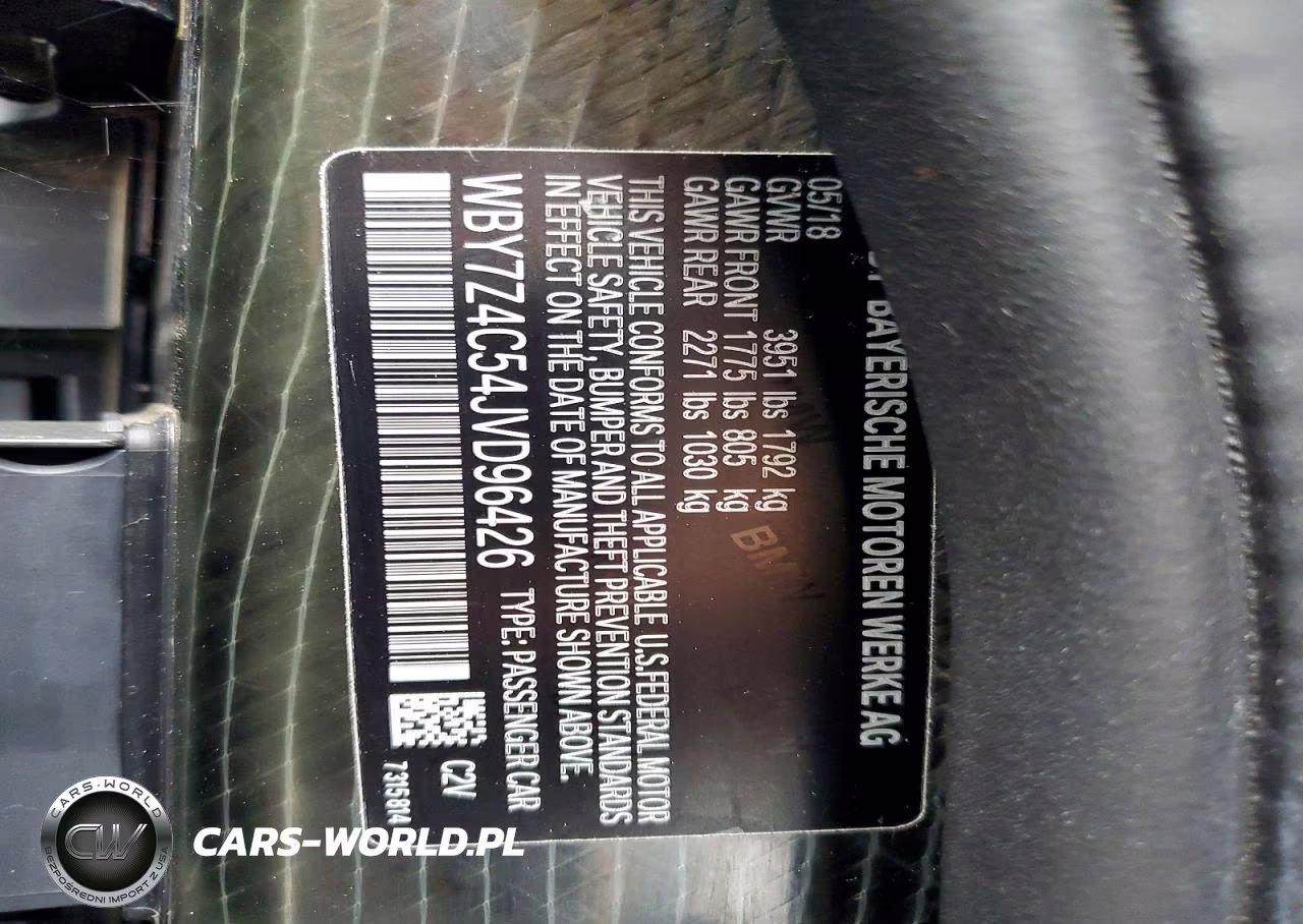 2018 BMW I3 Rex VIN:WBY7Z4C54JVD96426 - 12