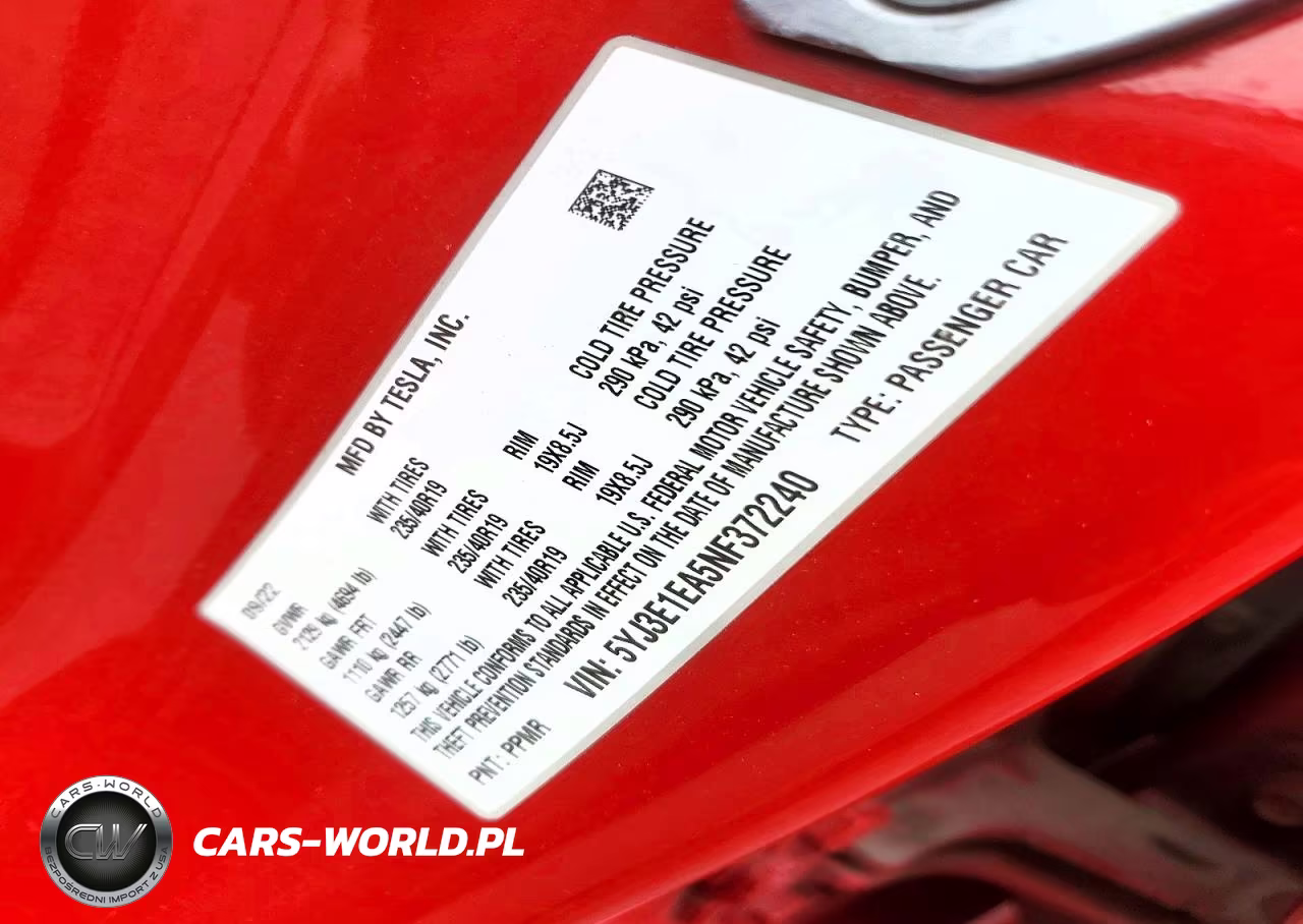 2022 Tesla Model 3 VIN:5YJ3E1EA5NF372240 - 12