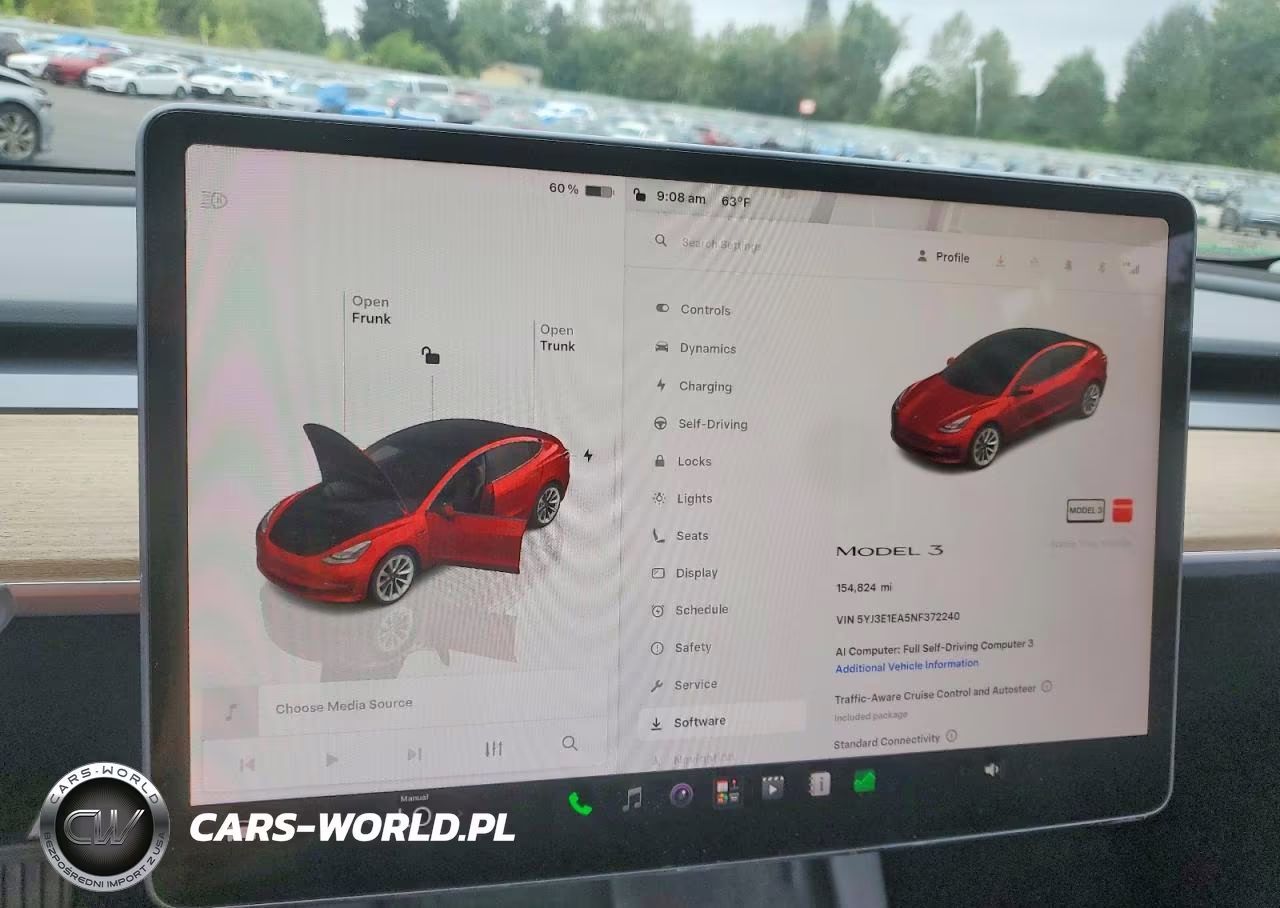2022 Tesla Model 3 VIN:5YJ3E1EA5NF372240 - 9