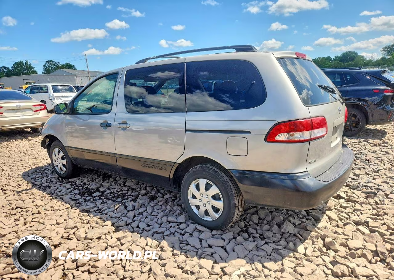 2001 Toyota Sienna Le VIN:4T3ZF13C51U326648 - 2