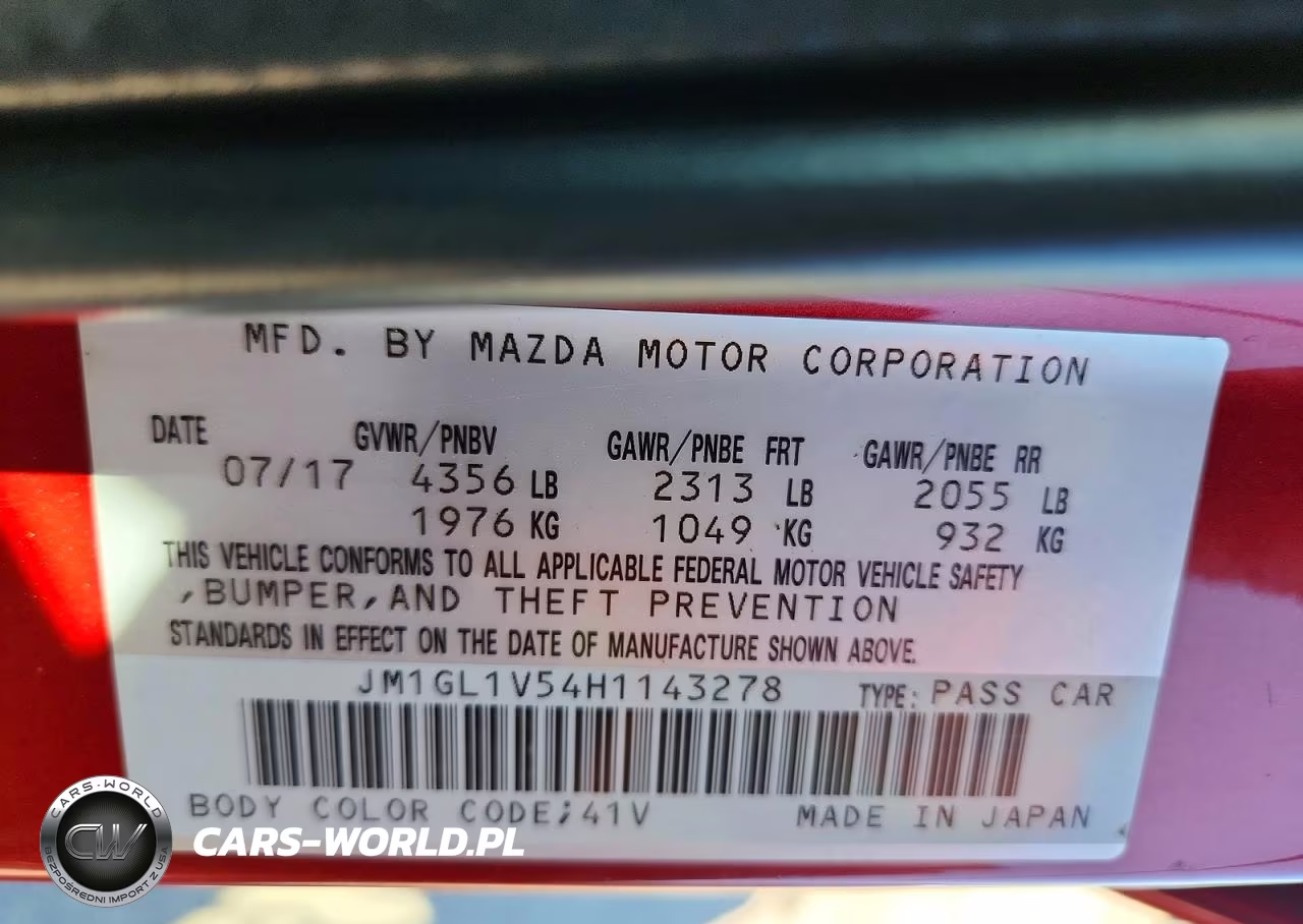 2017 Mazda 6 Touring VIN:JM1GL1V54H1143278 - 12