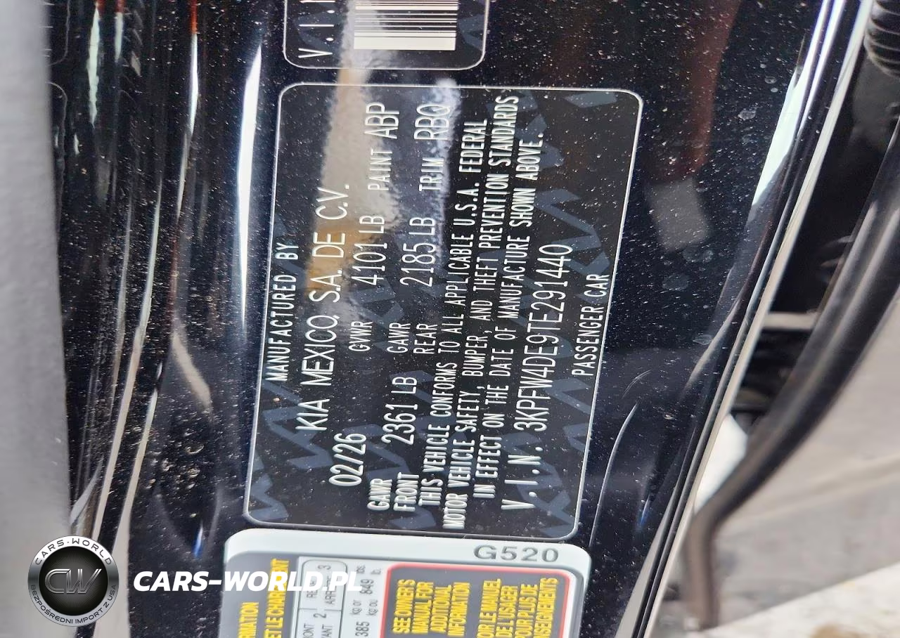 2026 Kia K4 Gt Line VIN:3KPFW4DE9TE291440 - 13