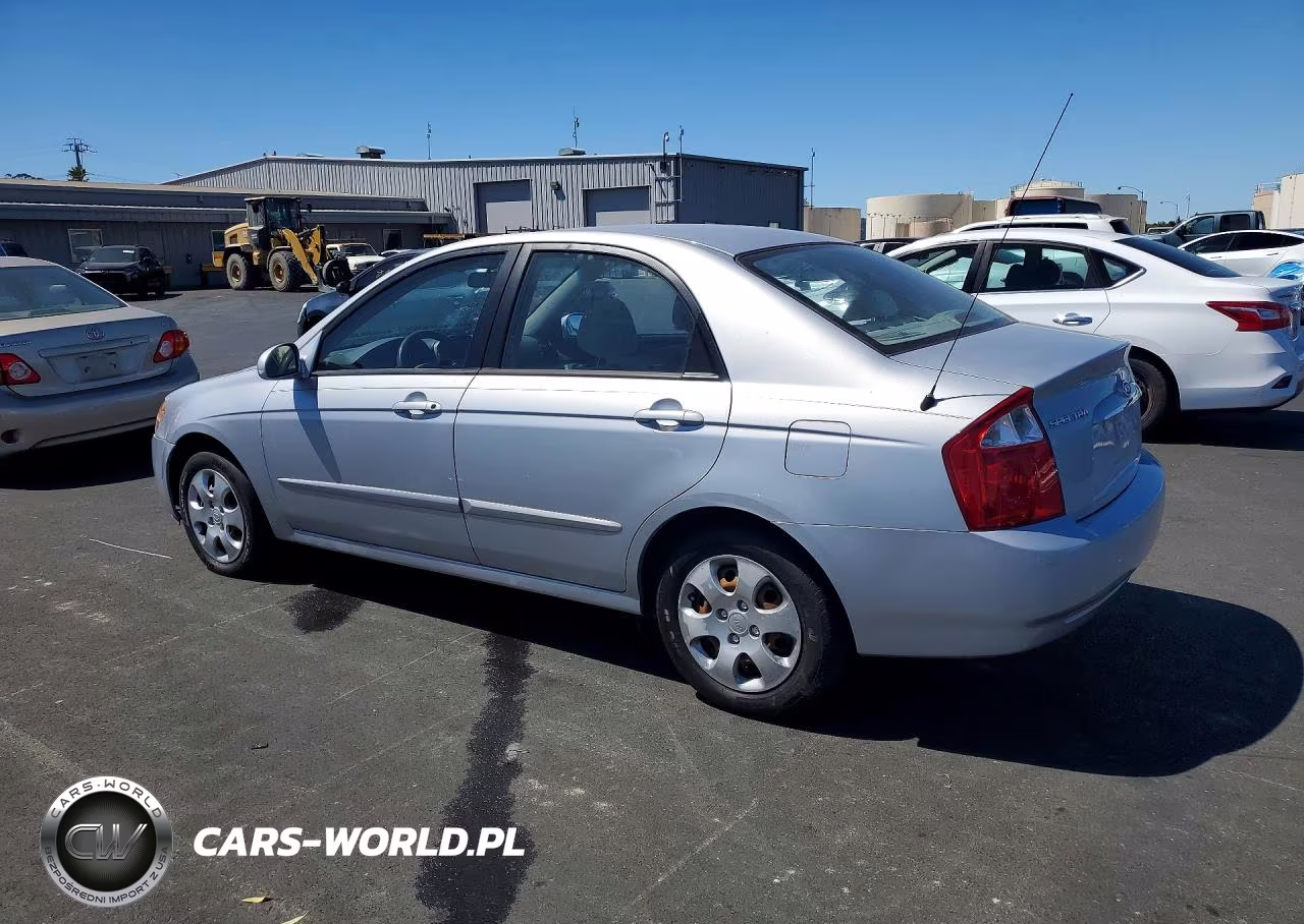 2004 Kia Spectra Lx VIN:KNAFE122145026127 - 2