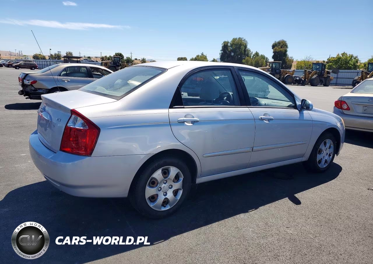 2004 Kia Spectra Lx VIN:KNAFE122145026127 - 3