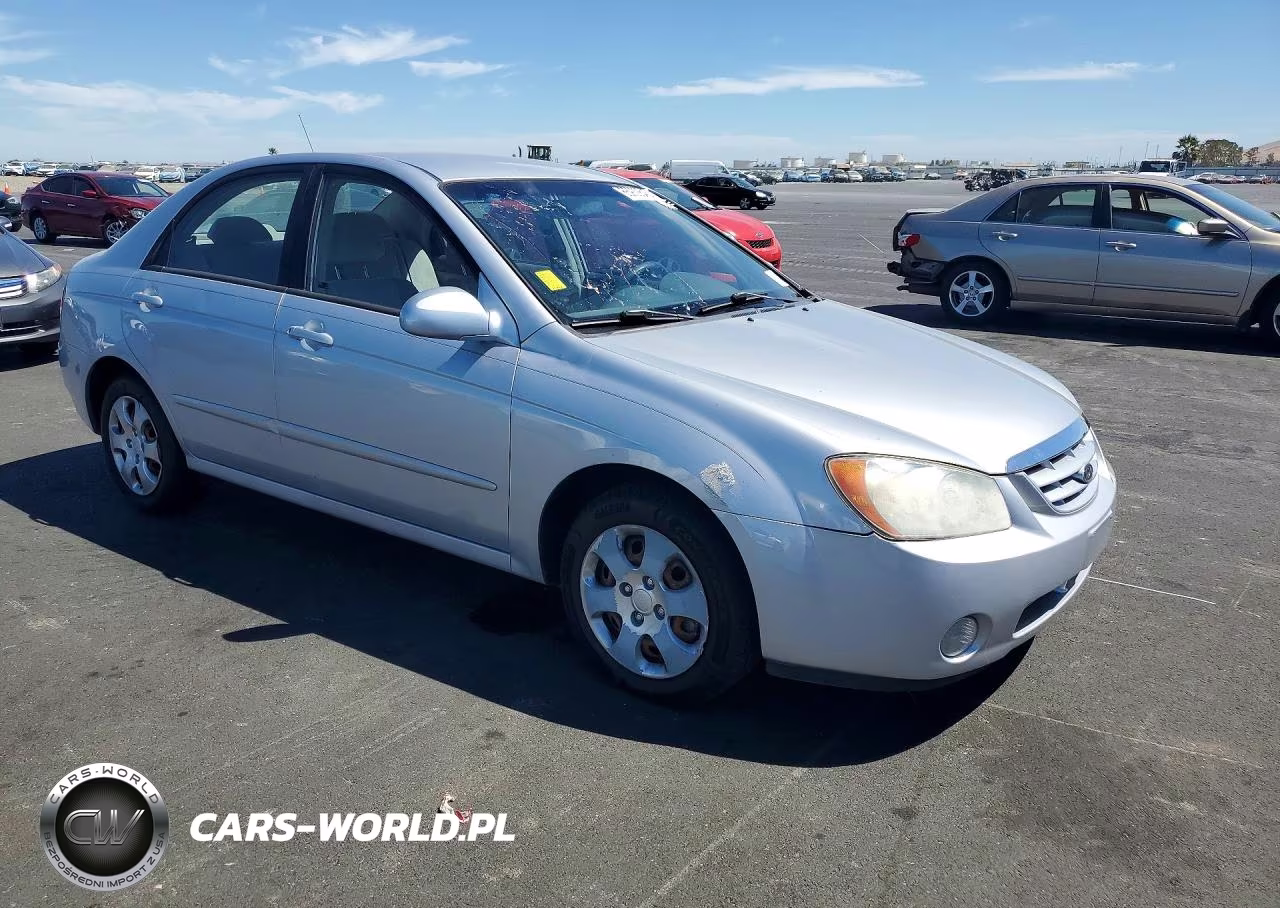 2004 Kia Spectra Lx VIN:KNAFE122145026127 - 4
