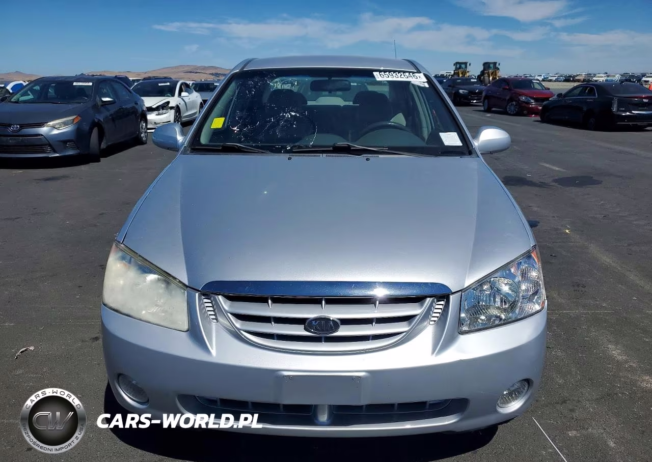 2004 Kia Spectra Lx VIN:KNAFE122145026127 - 5