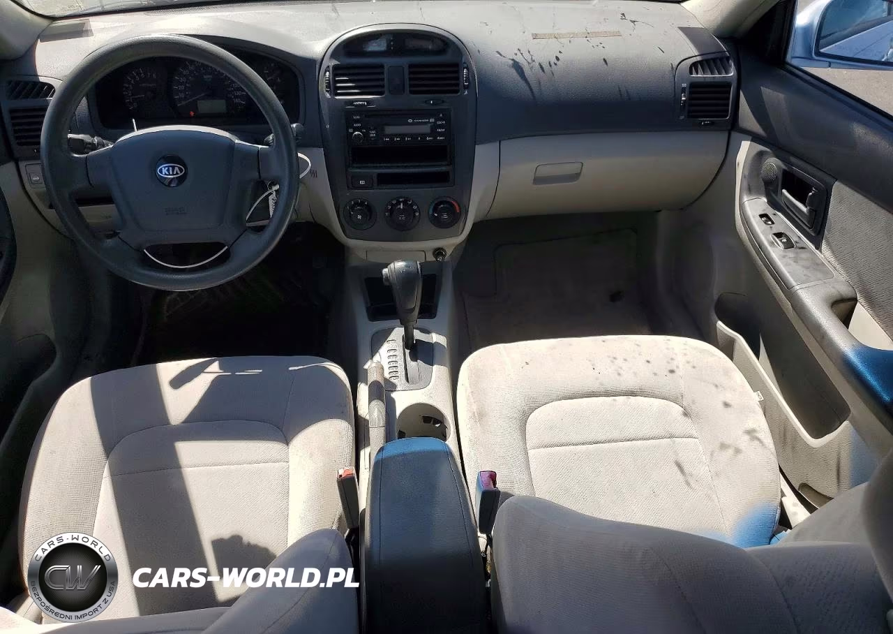 2004 Kia Spectra Lx VIN:KNAFE122145026127 - 8