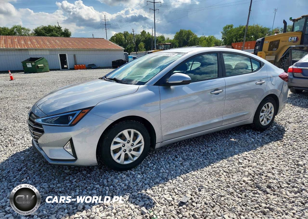 2020 Hyundai Elantra Se VIN:KMHD74LF0LU077156 - 1