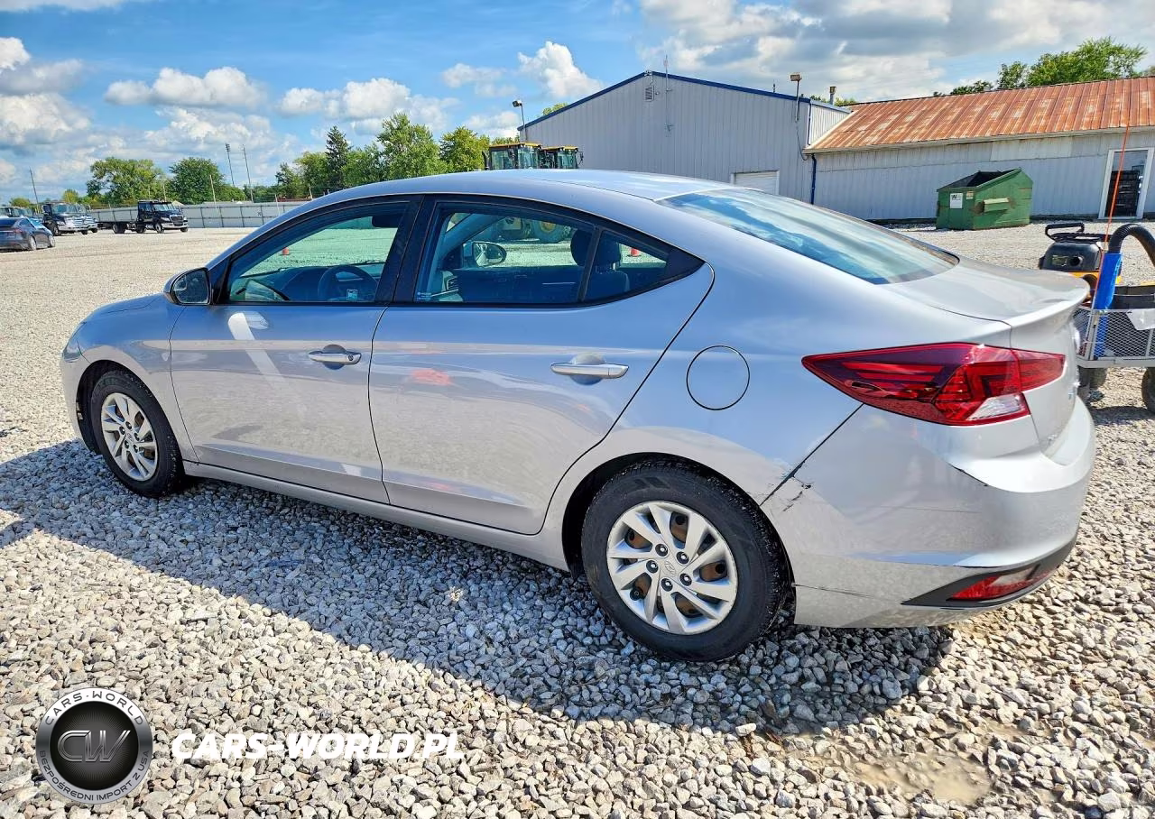 2020 Hyundai Elantra Se VIN:KMHD74LF0LU077156 - 2
