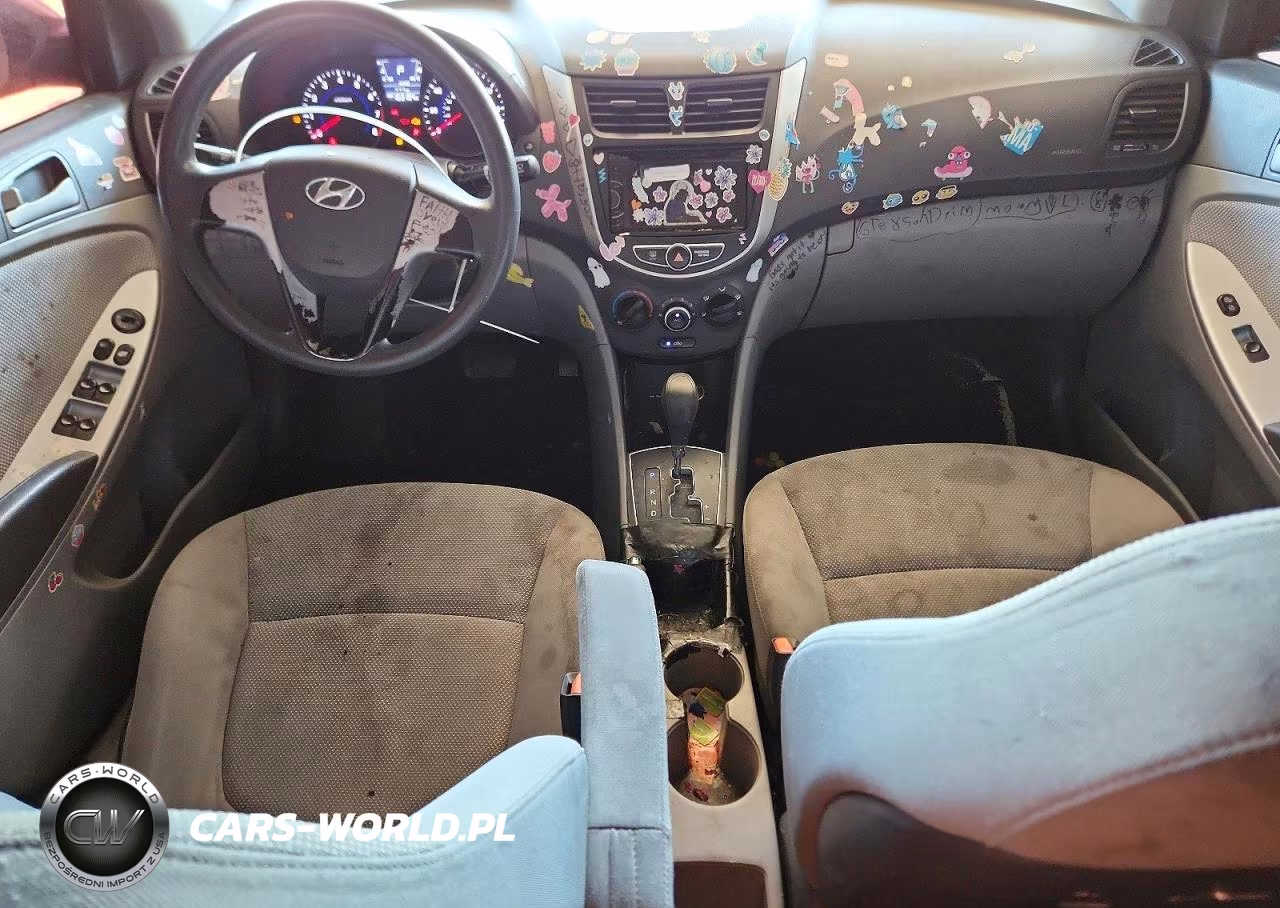 2013 Hyundai Accent Gls VIN:KMHCT4AEXDU558129 - 8