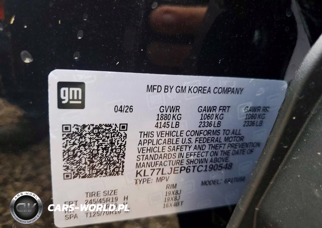 2026 Chevrolet Trax 2Rs VIN:KL77LJEP6TC190548 - 13