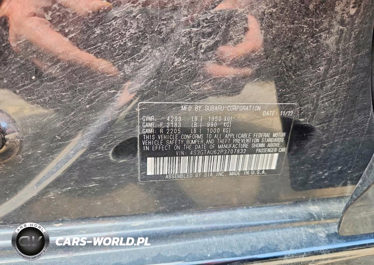 2023 Subaru Impreza Limited VIN:4S3GTAU62P3707832 - 13