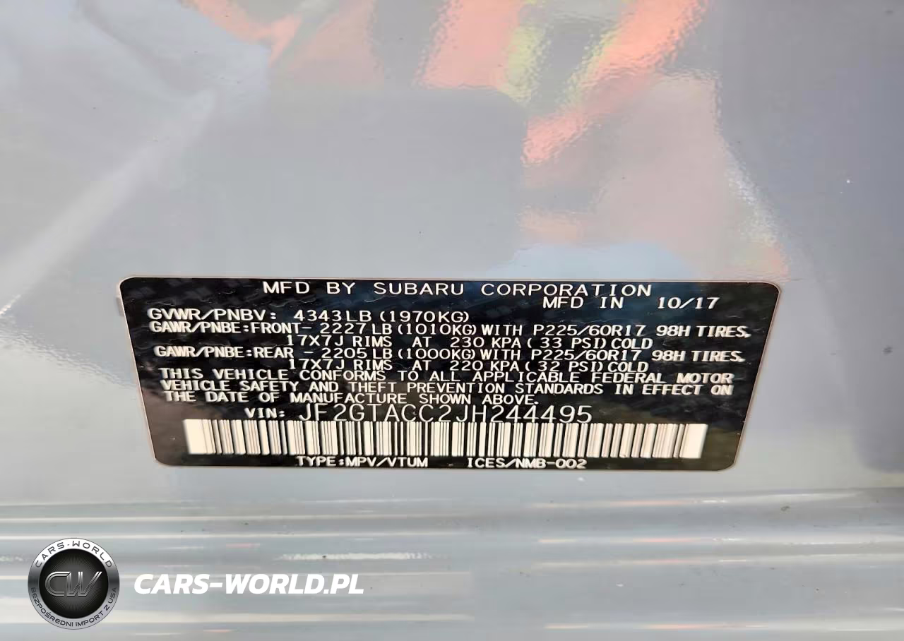2018 Subaru Crosstrek Premium VIN:JF2GTACC2JH244495 - 14