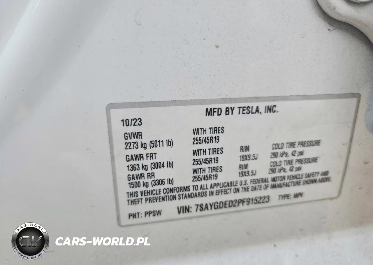 2023 Tesla Model Y VIN:7SAYGDED2PF915223 - 14