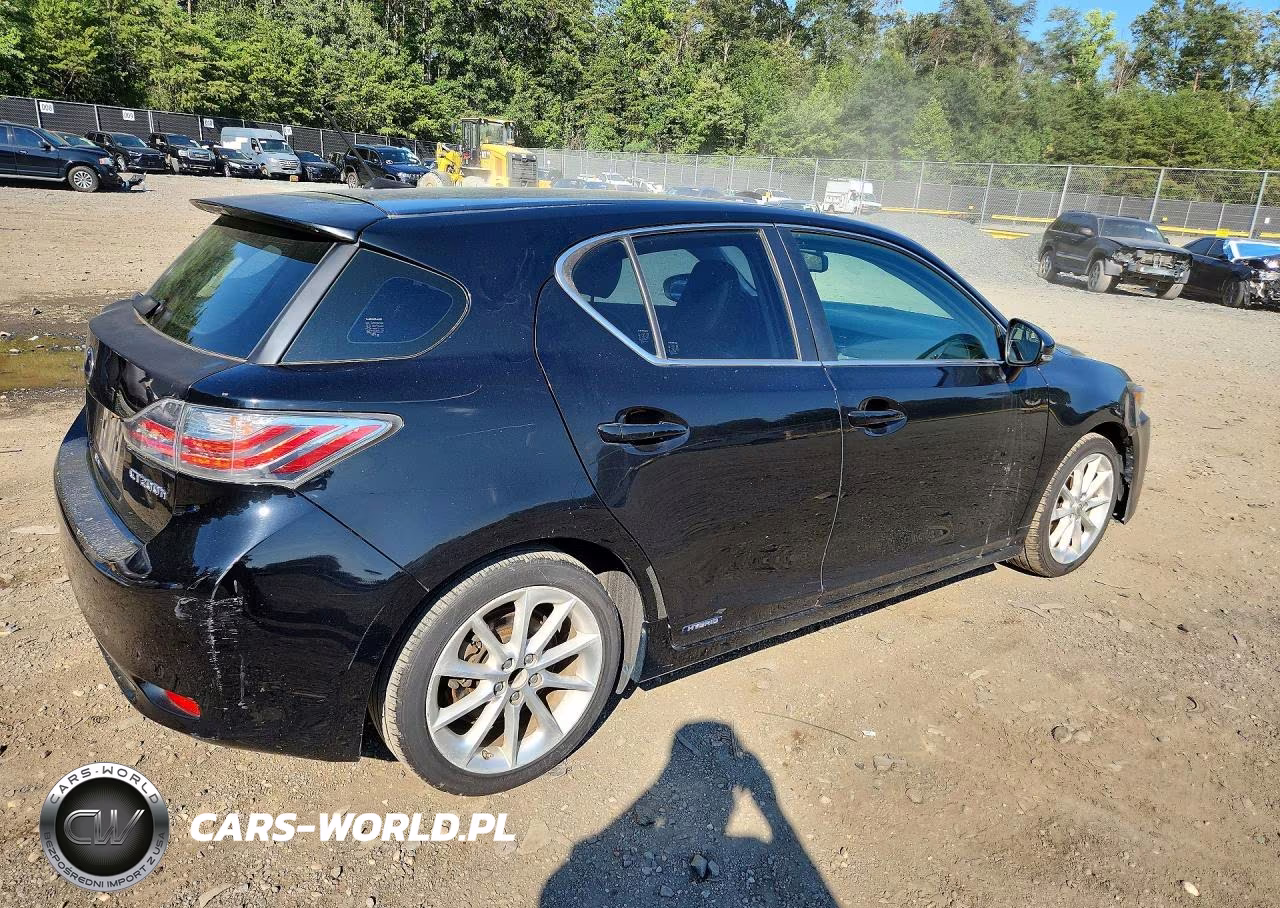 2011 Lexs Ct 200H VIN:JTHKD5BH8B2037283 - 3