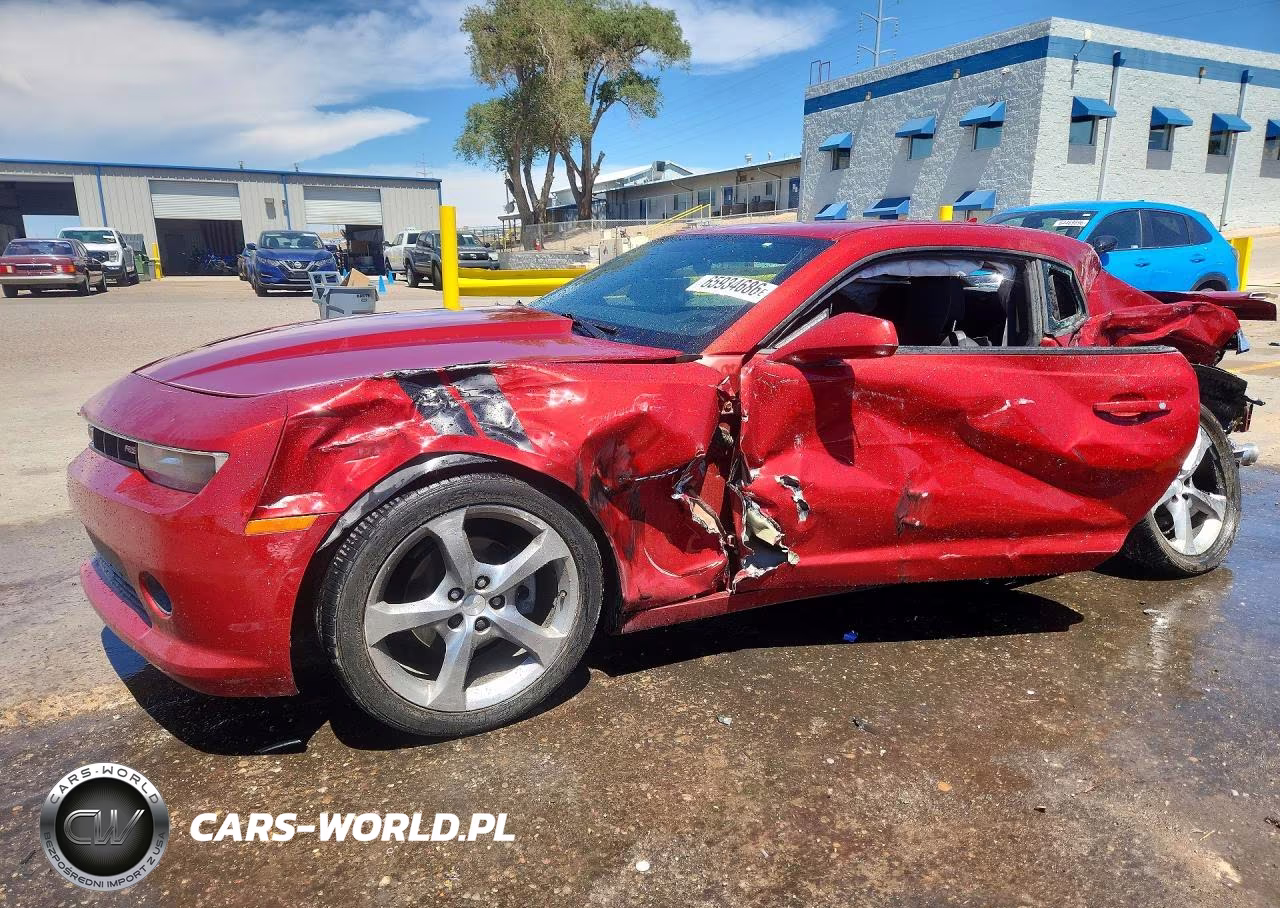 2014 Chevrolet Camaro Lt VIN:2G1FB1E33E9253770 - 1