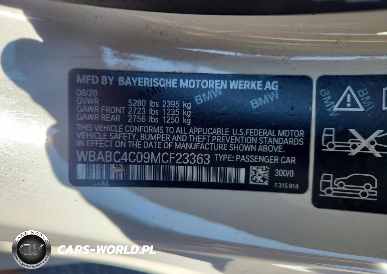 2021 BMW M850Xi VIN:WBABC4C09MCF23363 - 12