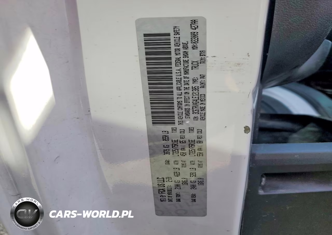 2020 Ram Promaster 1500 Delivery Van VIN:3C6TRVAG4LE121385 - 13