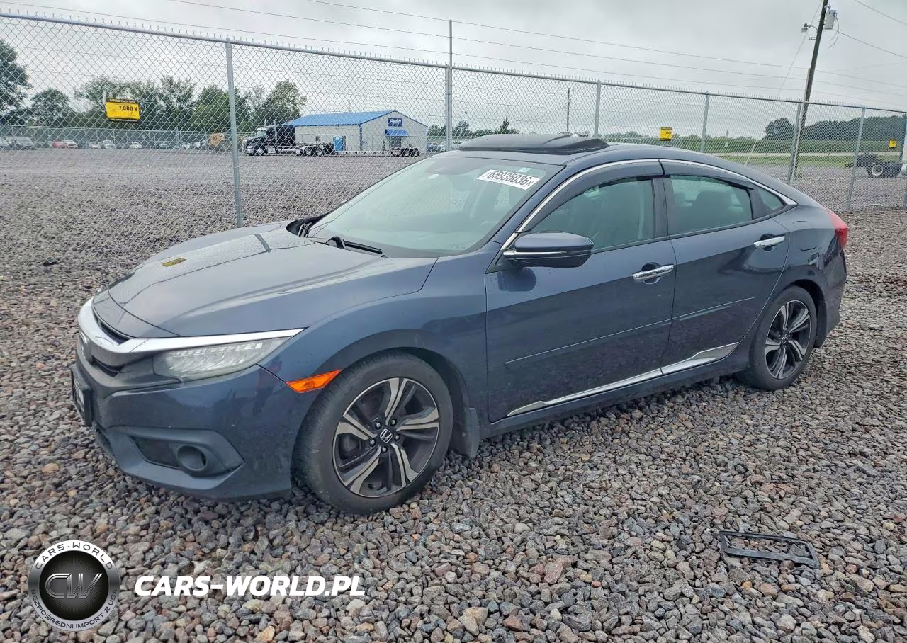 2018 Honda Civic Touring VIN:2HGFC1F96JH640516 - 1