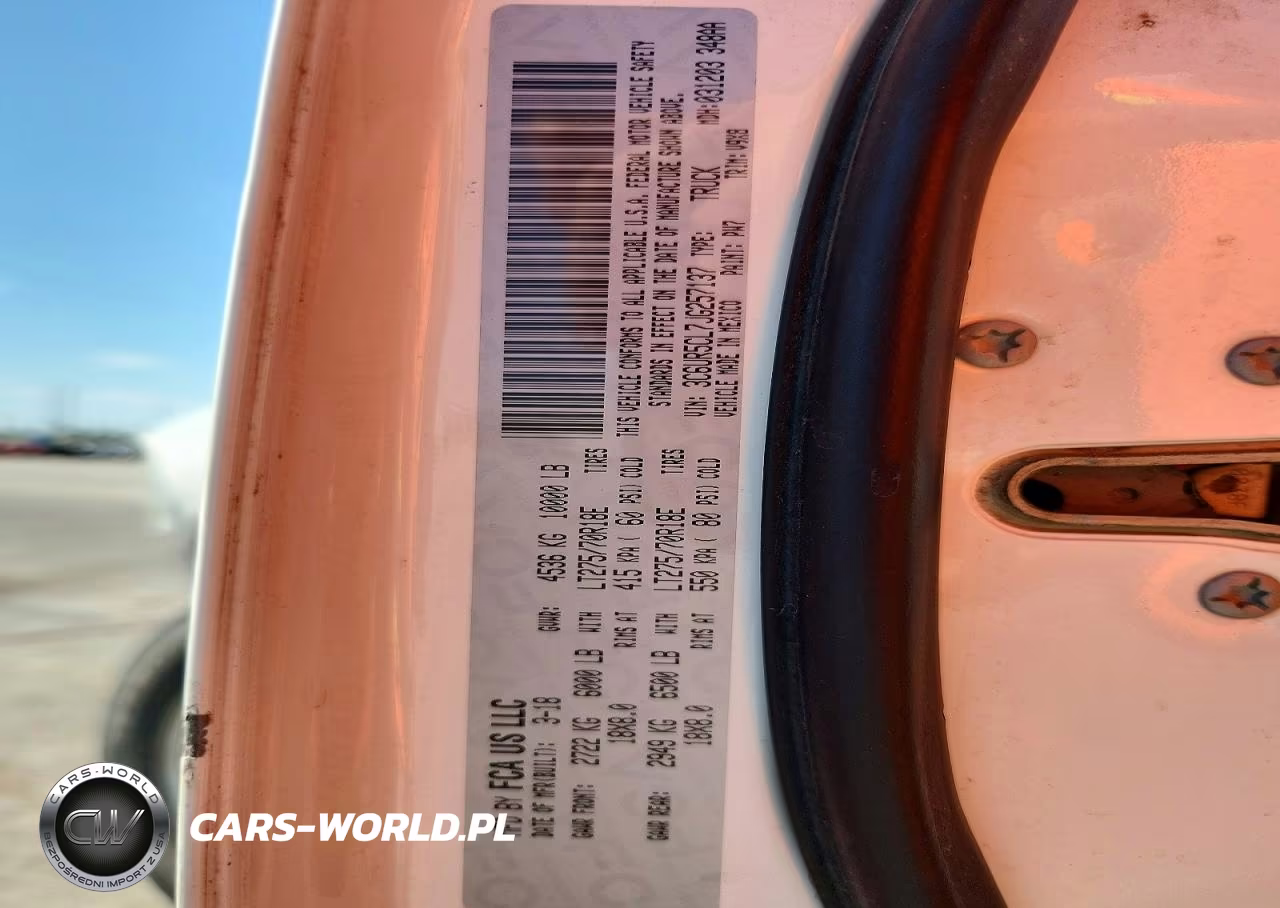 2018 Ram 2500 St VIN:3C6UR5CL7JG257137 - 13