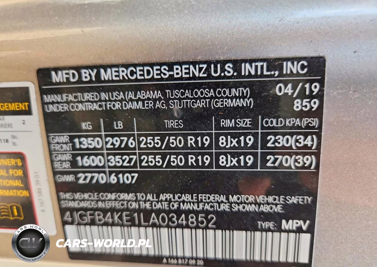 2020 Mercedes-Benz Gle 350 4Matic VIN:4JGFB4KE1LA034852 - 13