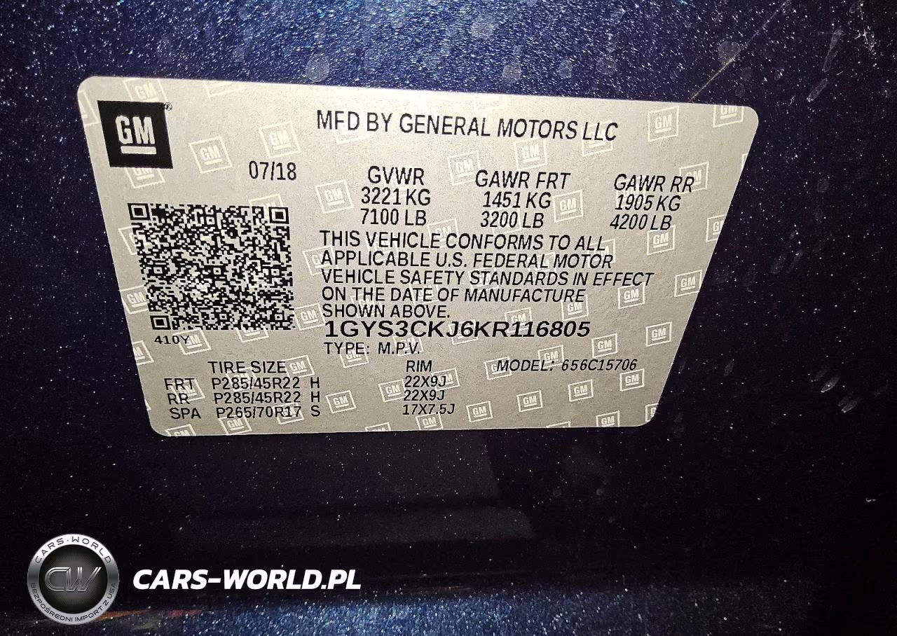 2019 Cadillac Escalade Premium Luxury VIN:1GYS3CKJ6KR116805 - 13