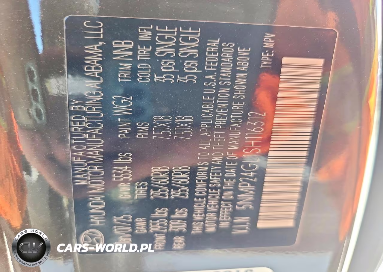 2025 Hyundai Santa Fe Sel VIN:5NMP24GL1SH116312 - 14