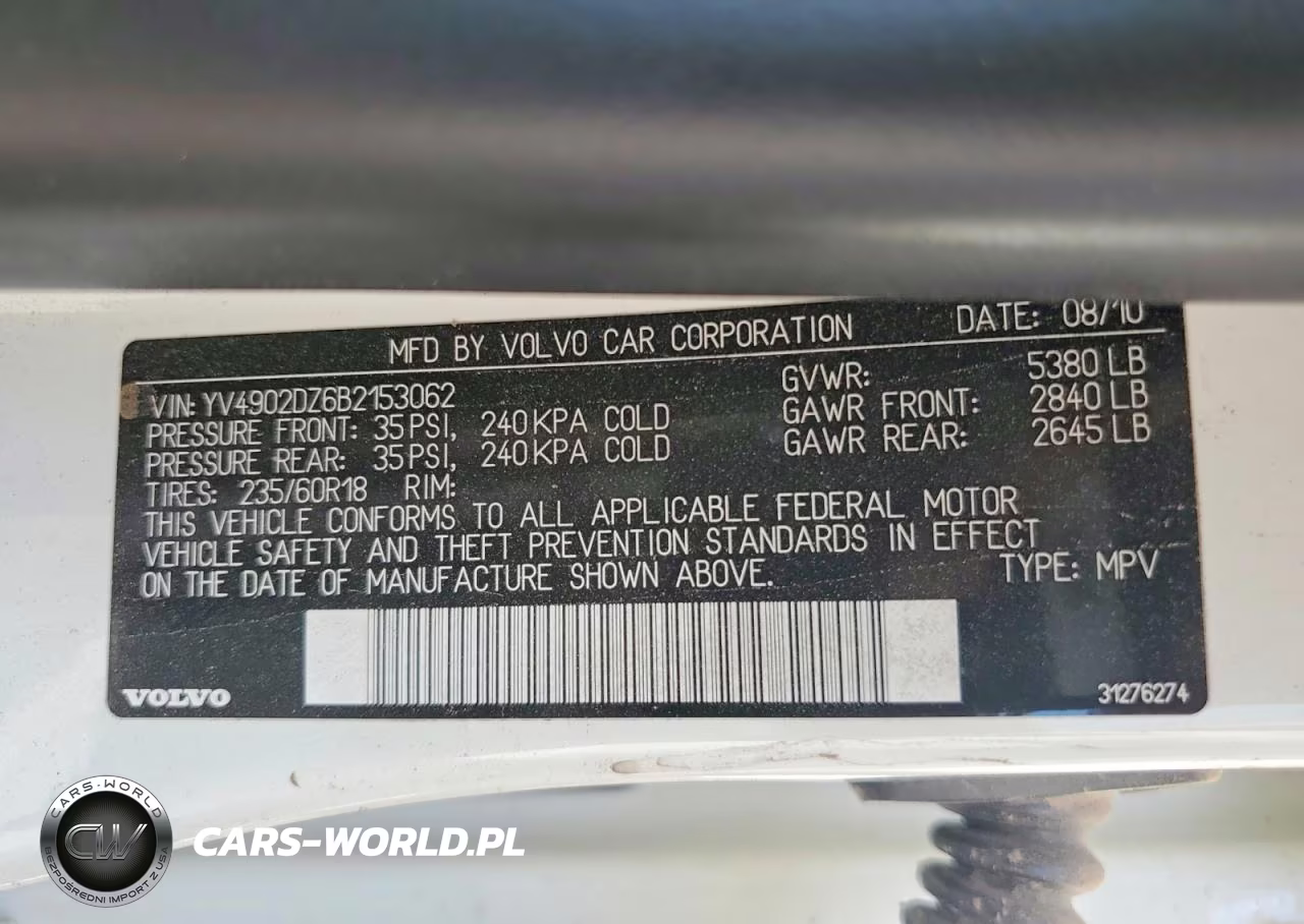 2011 Volvo Xc60 T6 VIN:YV4902DZ6B2153062 - 13