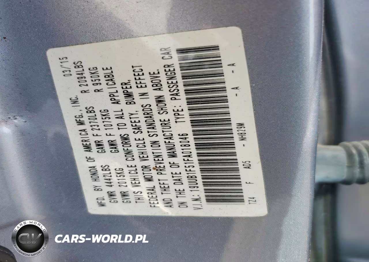 2015 Acura Tlx Tech VIN:19UUB1F51FA018046 - 12