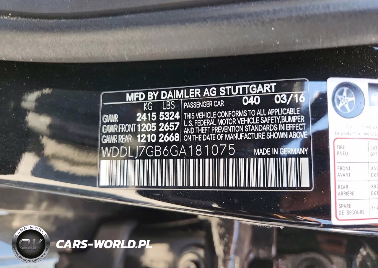2016 Mercedes-Benz Cls 63 Amg S-Model VIN:WDDLJ7GB6GA181075 - 12