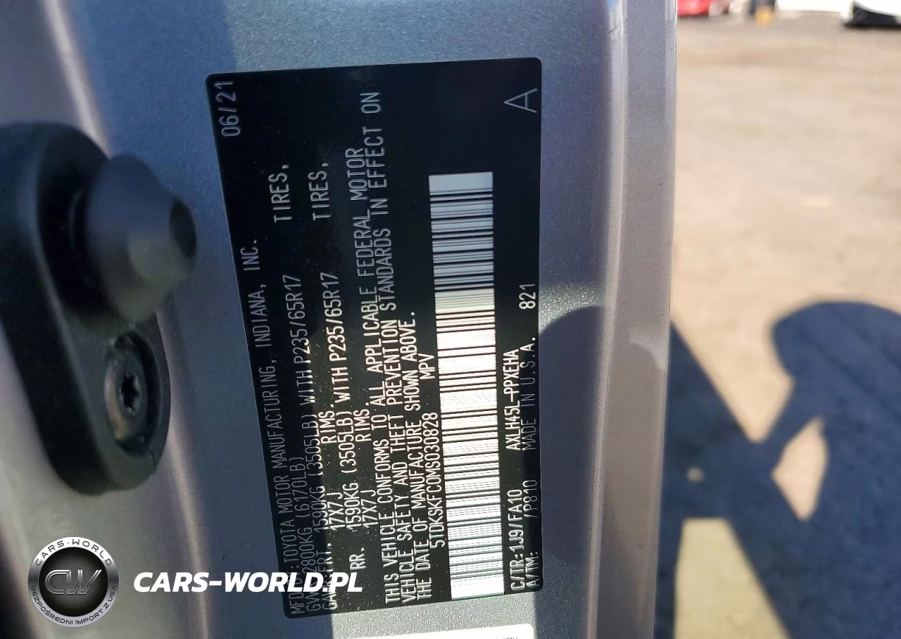 2021 Toyota Sienna Le VIN:5TDKSKFC0MS030828 - 12
