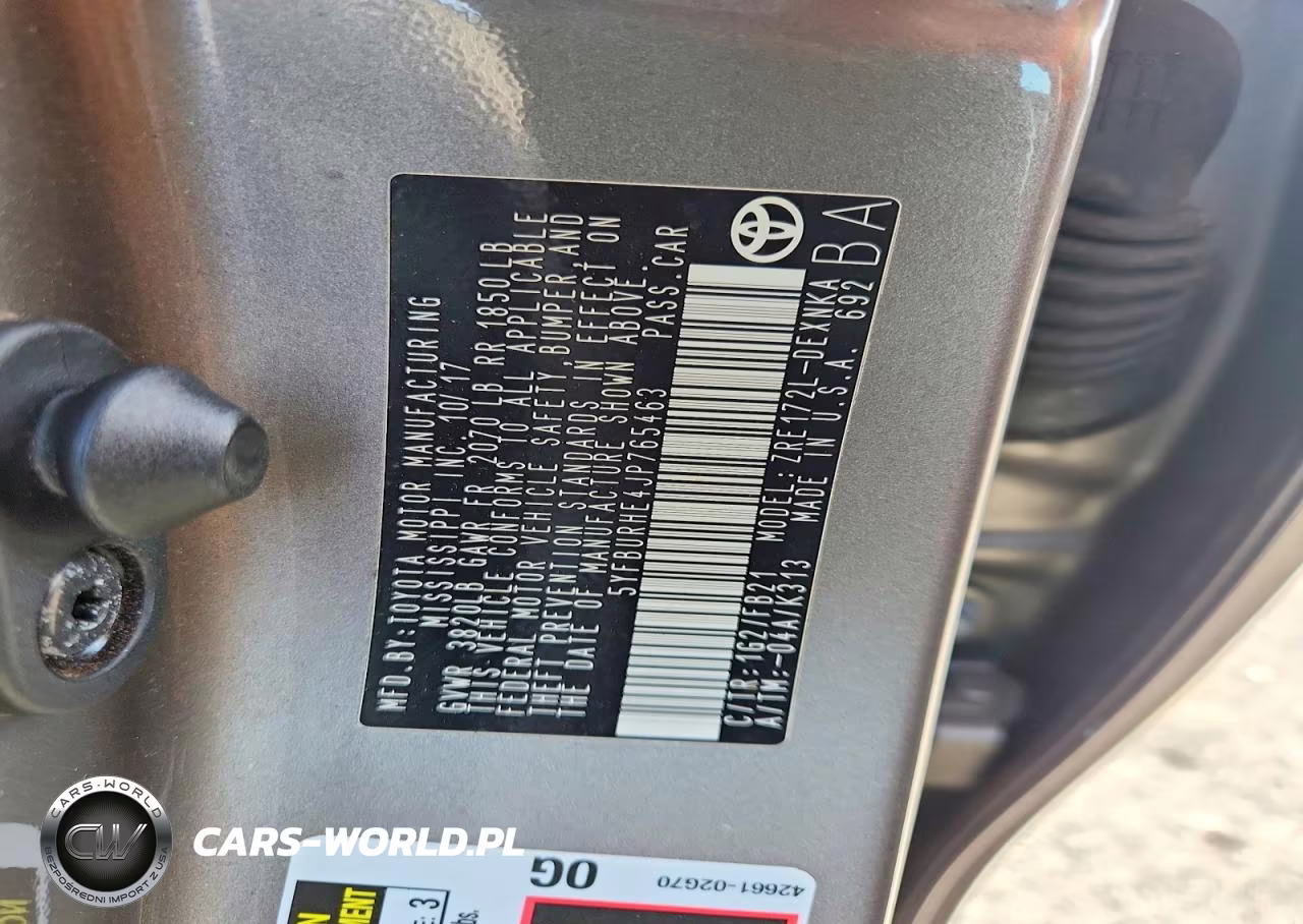 2018 Toyota Corolla L VIN:5YFBURHE4JP765463 - 12