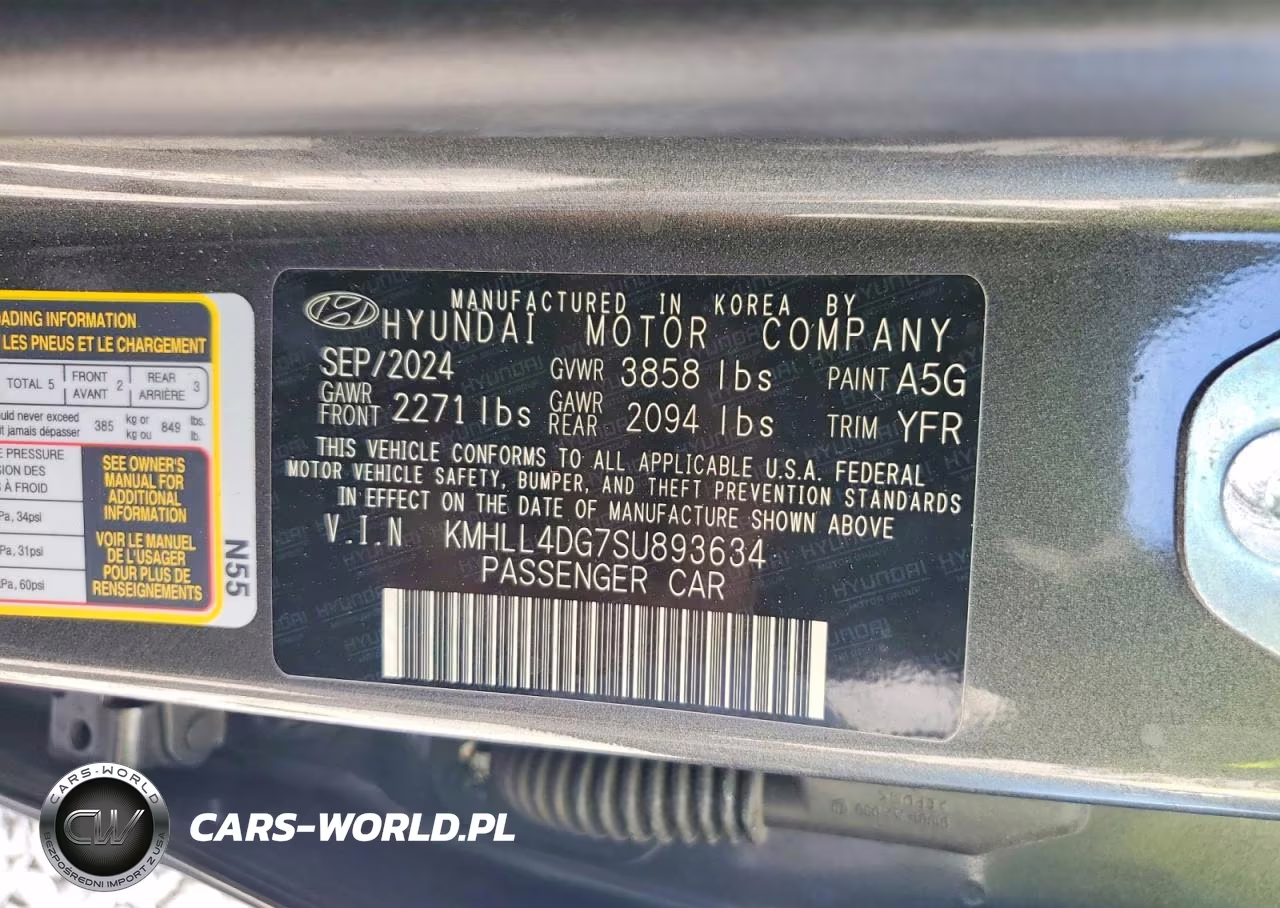 2025 Hyundai Elantra Se VIN:KMHLL4DG7SU893634 - 13