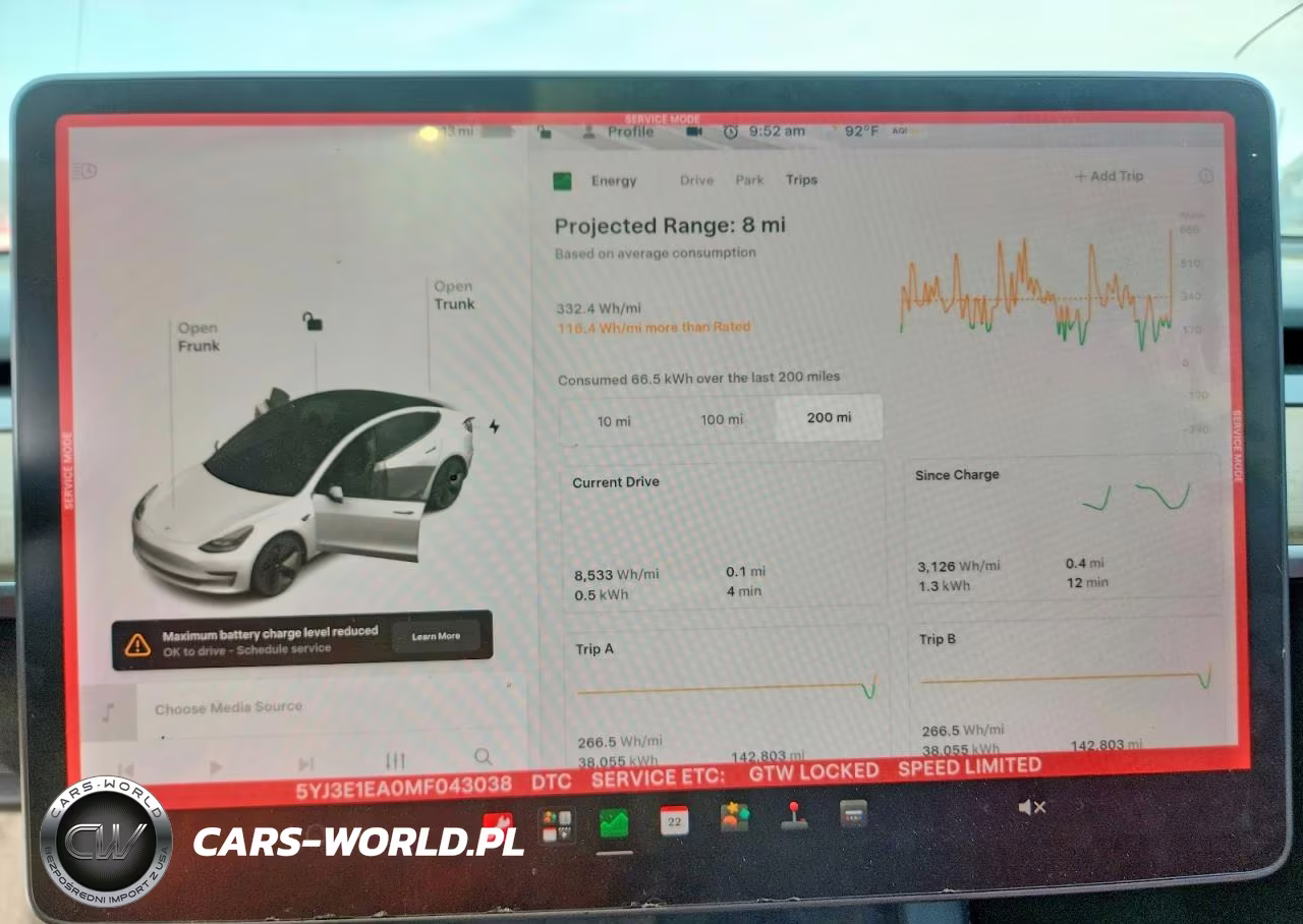 2021 Tesla Model 3 VIN:5YJ3E1EA0MF043038 - 9