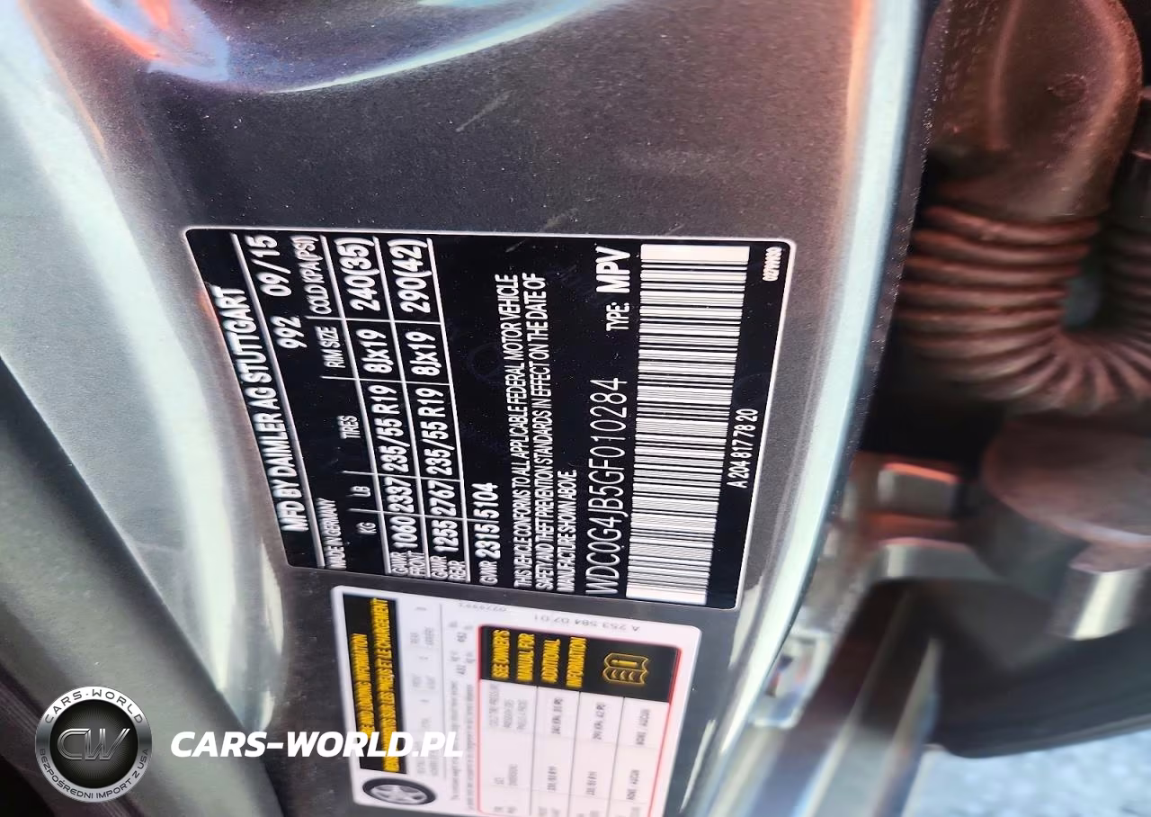 2016 Mercedes-Benz Glc 300 VIN:WDC0G4JB5GF010284 - 12