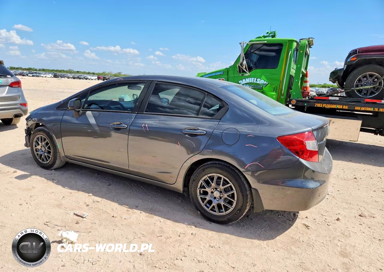 2012 Honda Civic Lx VIN:2HGFB2F58CH325189 - 2