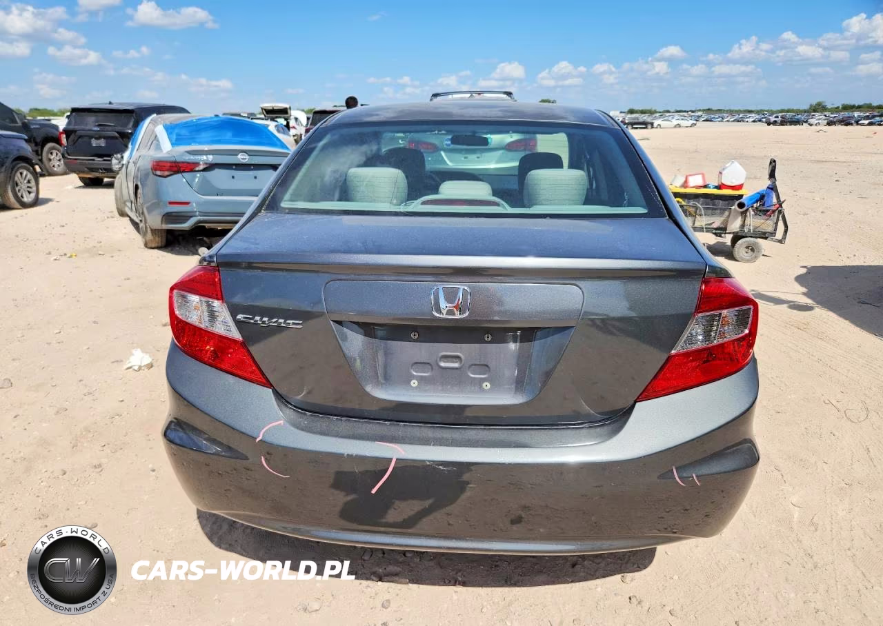 2012 Honda Civic Lx VIN:2HGFB2F58CH325189 - 6