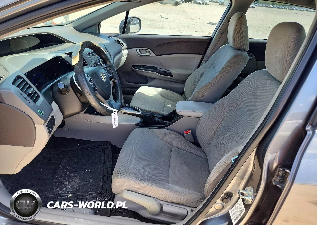 2012 Honda Civic Lx VIN:2HGFB2F58CH325189 - 7