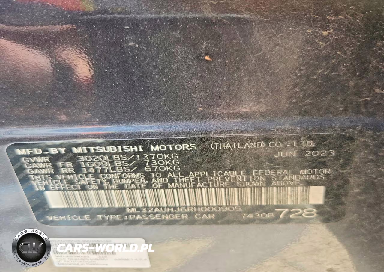 2024 Mitsubishi Mirage Es VIN:ML32AUHJ6RH000905 - 13