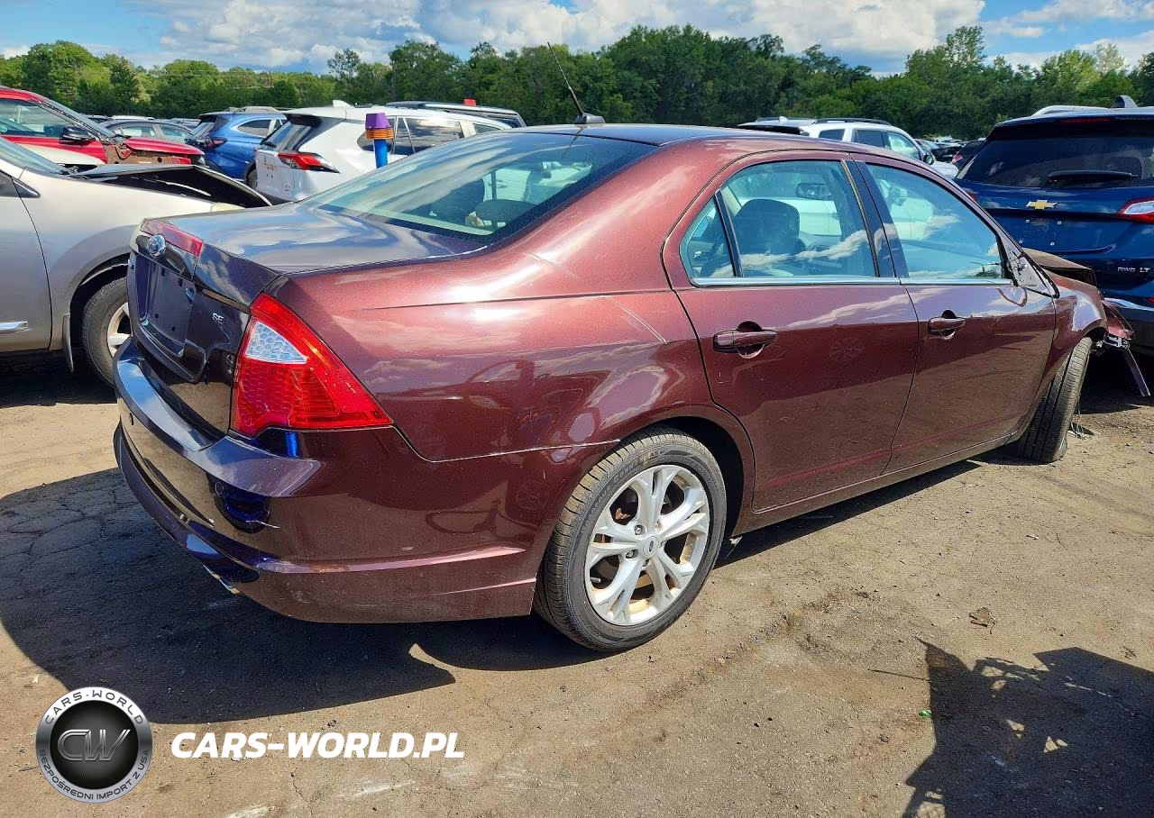 2012 Ford Fusion Se VIN:3FAHP0HAXCR206299 - 3