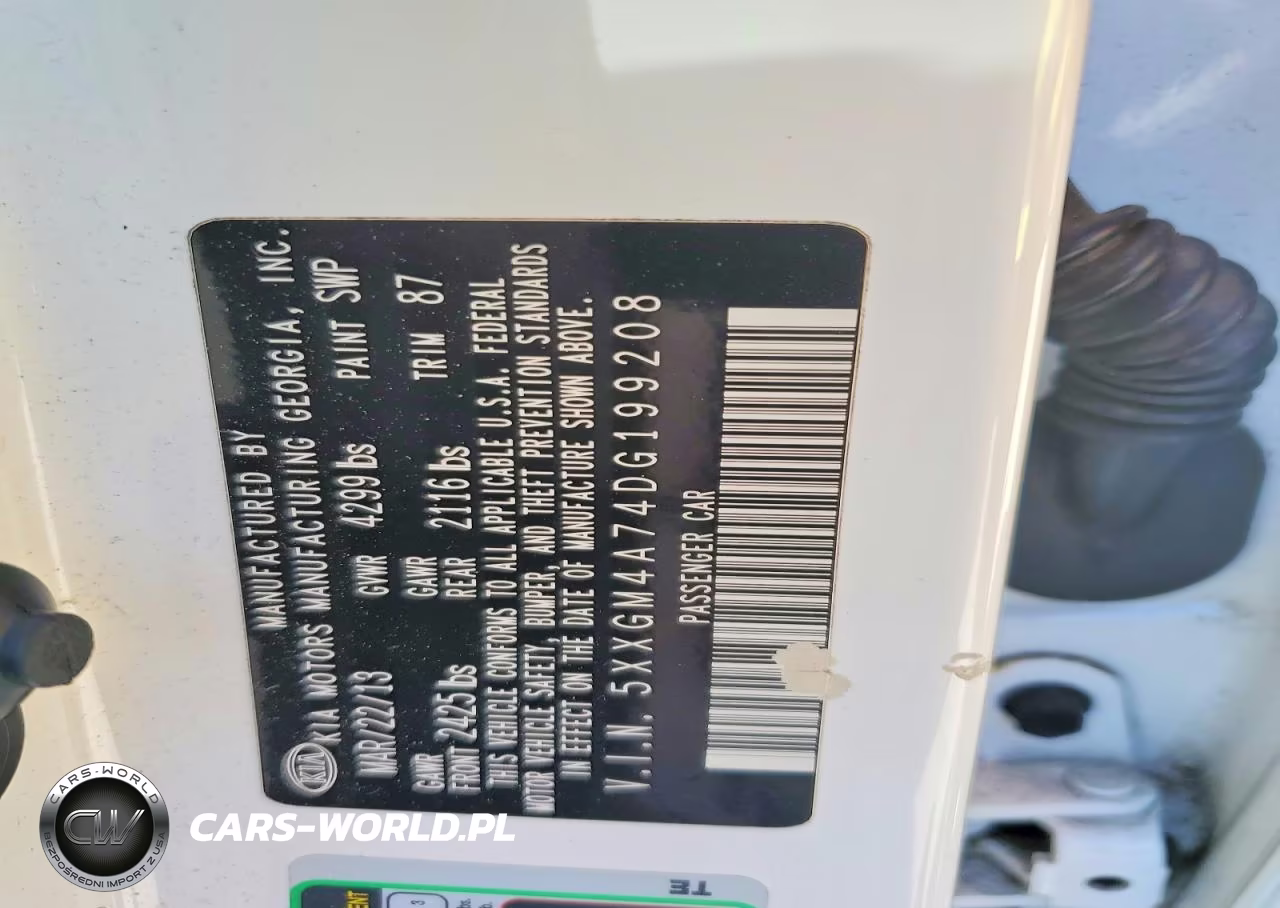 2013 Kia Optima Lx VIN:5XXGM4A74DG199208 - 12
