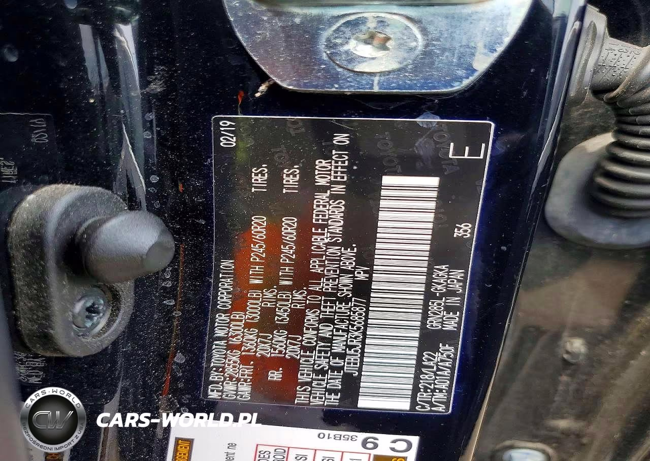 2019 Toyota 4Runner Limited VIN:JTEBU5JR3K5685877 - 13