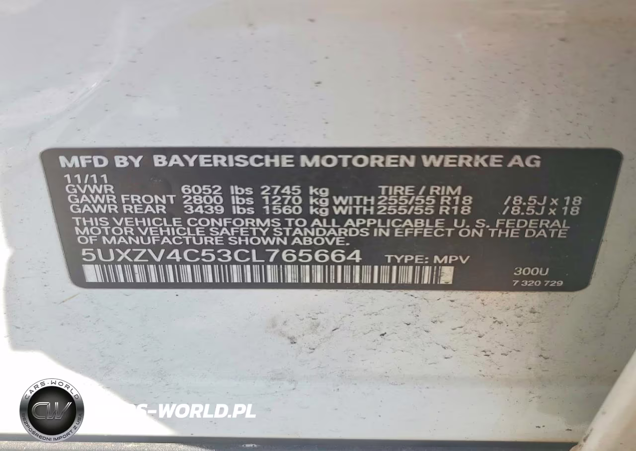 2012 BMW X5 xDrive35I VIN:5UXZV4C53CL765664 - 13
