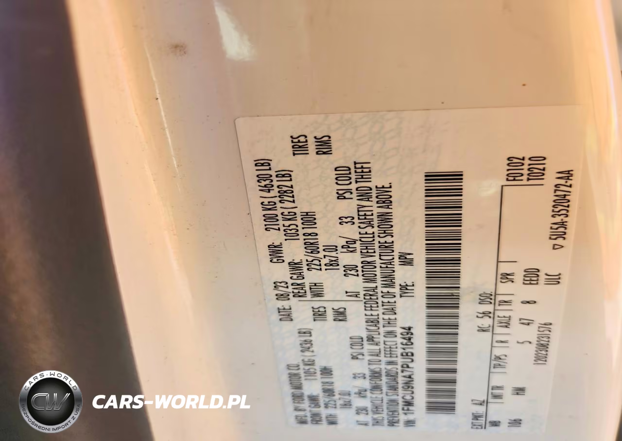 2023 Ford Escape St Line Select VIN:1FMCU9NA7PUB16494 - 14