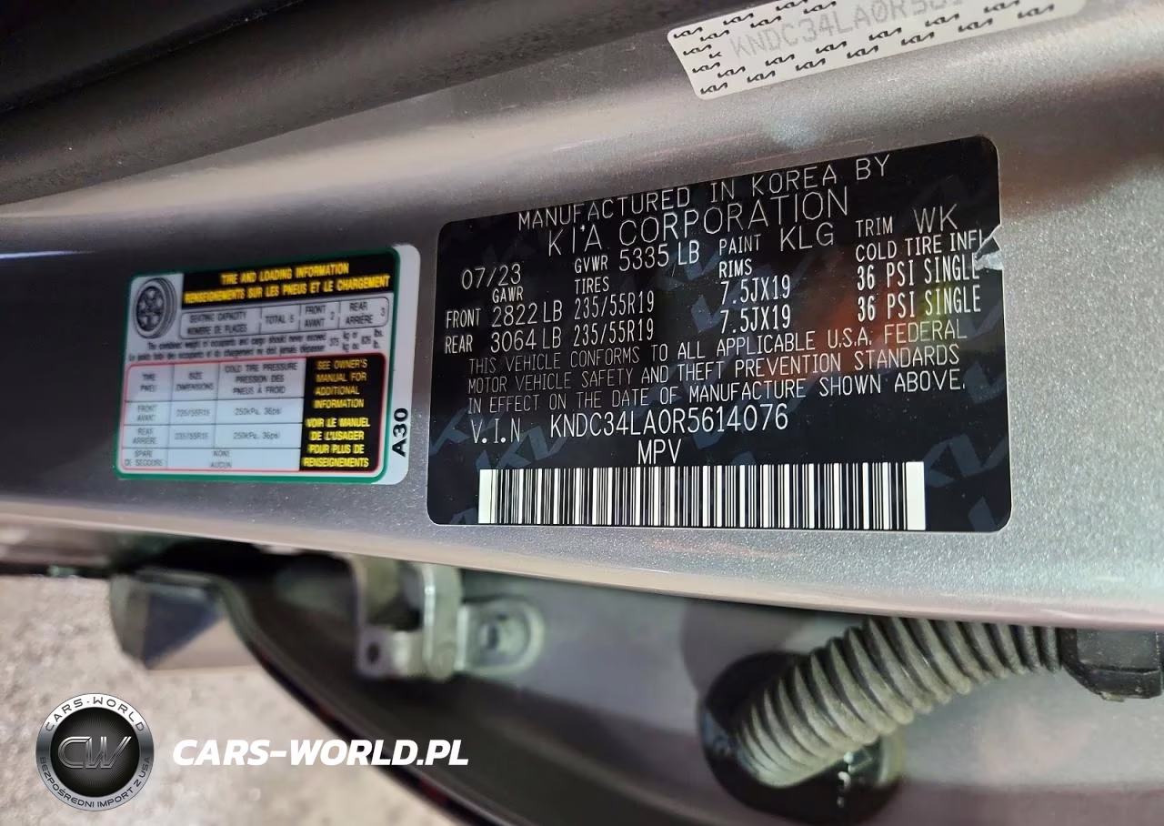 2024 Kia Ev6 Wind VIN:KNDC34LA0R5614076 - 12