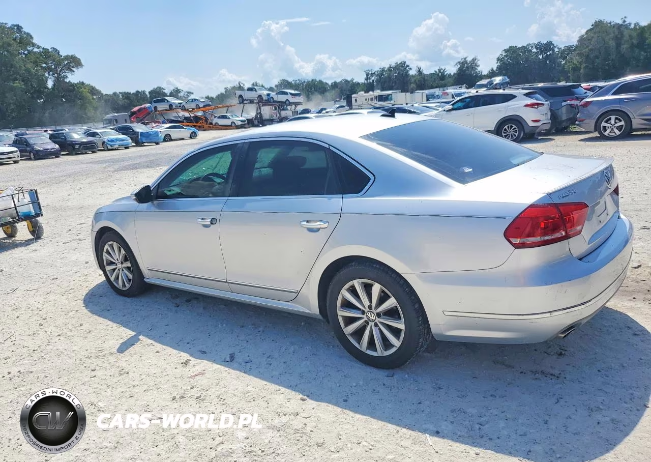 2012 Volkswagen Passat Sel VIN:1VWCH7A37CC072420 - 2