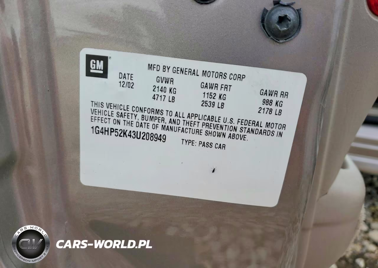 2003 Buick Lesabre Custom VIN:1G4HP52K43U208949 - 12