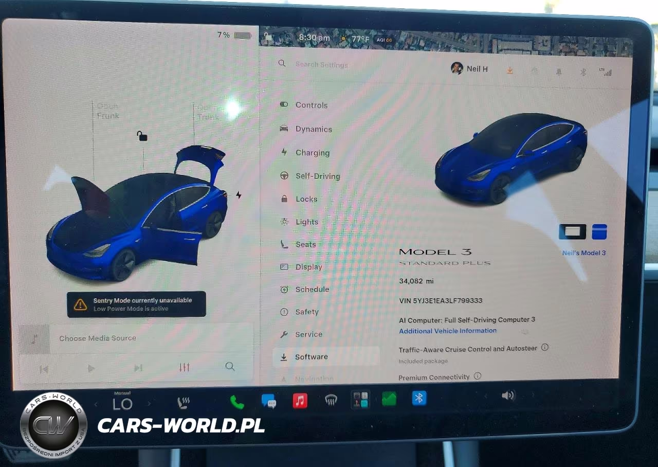 2020 Tesla Model 3 VIN:5YJ3E1EA3LF799333 - 9