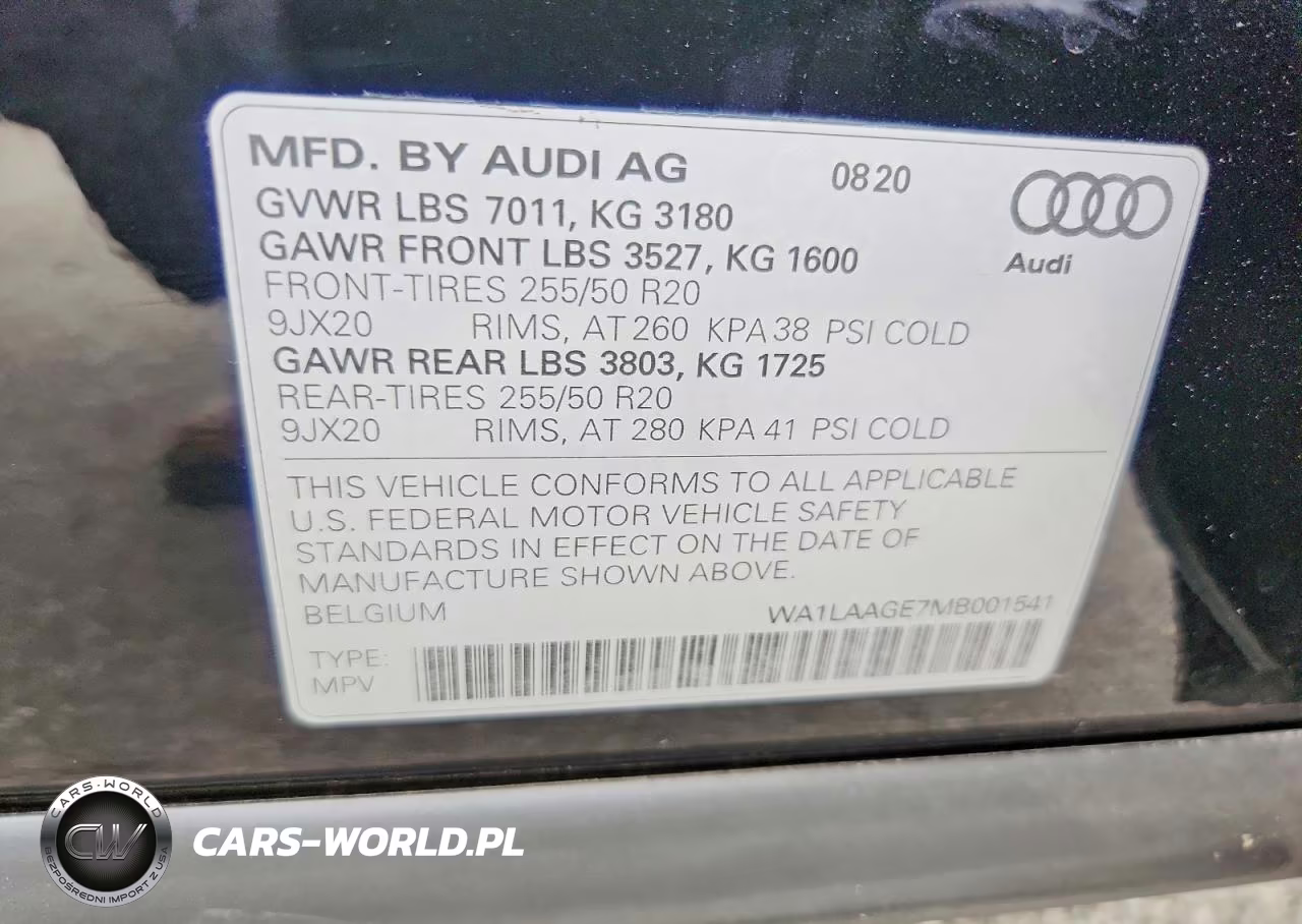 2021 Audi E-Tron Premium Plus VIN:WA1LAAGE7MB001541 - 13